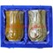 Набор из 2 стаканов 10 см (2,5х4) в бархатной коробочке из оникса - фото 60383