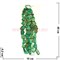 Нитка бусин варисцит зеленый цена за 1 нитку, натуральный камень - фото 60692
