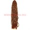 Нитка бусин коричневый авантюрин ромб цена за 1 нитку, натуральный камень - фото 60697