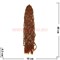 Нитка бусин коричневый авантюрин ромб цена за 1 нитку, натуральный камень - фото 60698