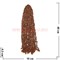 Нитка бусин коричневый авантюрин круг цена за 1 нитку, натуральный камень - фото 60702