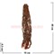 Нитка бусин коричневый авантюрин квадрат цена за 1 нитку, натуральный камень - фото 60706