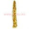 Нитка бусин желтый агат "цилиндрики", цена за 1 нитку, натуральный камень - фото 60815