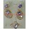 Набор серьги и кольцо "Тоскания" под светлый аметист размер 17-20 - фото 61586
