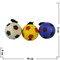 Мячик с веревкой, цена за 12 шт, цвета миксом - фото 63531