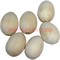 Яйца деревянные под роспись 6,5x4,5 см - фото 64879