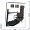 Зажигалка-револьвер с патронами  на подставке большой - фото 65637
