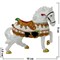 Шкатулка Лошадь со стразами (1884-002) 9 см - фото 65809
