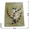 Набор: Колье и серьги из натур.янтаря мелкие камни - фото 66053