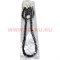Набор:подвеска,браслет и серьги из циркона черный цвет - фото 66054