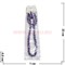 Набор:подвеска,браслет и серьги из циркона фиолетовый цвет - фото 66063