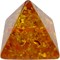 Пирамида "под янтарь" 4 см - фото 66890