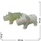 Носорог из нефрита 3,5 см - фото 67156