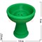 Чашка для кальяна силиконовая зеленая - фото 68508