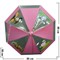 Зонт детский прозрачный трость 6 цветов (PLS-2958) цена за 12 шт - фото 68870