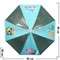 Зонт детский прозрачный трость 6 цветов (PLS-3953) цена за 12 шт - фото 68878