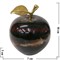 Яблоко из черного оникса 10 см (4 дюйма) - фото 69296