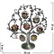 Фоторамка "Генеалогическое дерево" на 7 фото, мельхиор - фото 69585