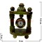 Часы из оникса «Беседка» 12 см - фото 70073