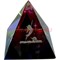 Кристалл "Пирамида" перламутровая 4см - фото 70295