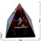 Кристалл "Пирамида" перламутровая 4см - фото 70296