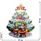Украшение настенное (R-009) Дед Мороз С Новым Годом 800 шт/кор - фото 70599