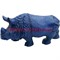 Нэцке, Синий носорог большой - фото 70754