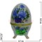 Яйцо шкатулка пасхальное 9,5 см белая, цена за 144 штуки (рисунки в ассортименте) - фото 70943