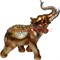 Слон полистоун (850) с золотой попоной 17,5 см - фото 73679
