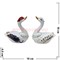 Лебеди пара со стразами из фарфора (цена за пару) - фото 73956