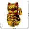Коты Манэки Нэко "семья" 14,5 см высота, 3 цвета (на батарейках) - фото 73995