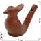 Фигурка-свисток "птичка" для чайной церемонии из глины - фото 75045