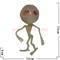 Лизун фосфорный «Инопланетянин» большой 16 шт/уп - фото 75197
