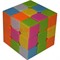 Игрушка Кубик Головоломка цветной 5,8 см - фото 75623