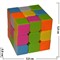 Игрушка Кубик Головоломка цветной 5,8 см - фото 75624