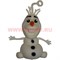 Игрушка мягкая светящася «заяц-снеговик» цена за 24 шт/уп - фото 75708