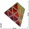 Игрушка головоломка Треугольник прозрачный цветной - фото 75830