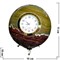 Часы из оникса "Шар" 11 см (4") на подставке - фото 76651