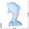 Дельфин из белого оникса 15,5 см (5 дюймов) - фото 77086