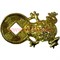 Амулет "жабка" под золото в кошелек - фото 77449