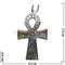 Египетский крест Анх 7,3 см (символ бессмертия) из мельхиора - фото 77500
