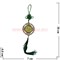 Амулет мусульманский "круг" золотой со стразами, цена за 12 штук - фото 79095