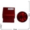 Кристалл Бриллиант красный 6 см (XH6-5K) - фото 79318