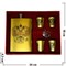 Набор «Герб России» (003-9) фляга 9 унций и 4 стаканчика - фото 79834