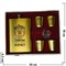 Набор «Виски Jack Daniel's» (003-8) фляга 9 унций и 4 стаканчика - фото 79853
