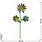 Крутяшка ветряная "3 цветка" 57 см - фото 80060
