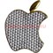 Зажигалка газовая "яблоко Apple" со стразами - фото 80344