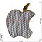 Зажигалка газовая "яблоко Apple" со стразами - фото 80345