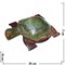 Черепаха 20 см, оникс (8 дюймов) - фото 80467