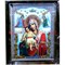 Картина из янтаря "Икона" в багетной раме 11х15 - фото 80702
